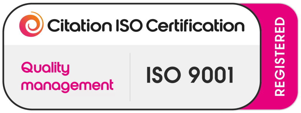 Citation ISO Certification ISO9001